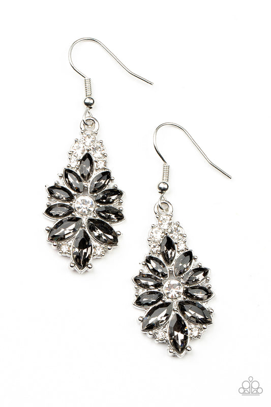 Gala Goddess Silver Earrings