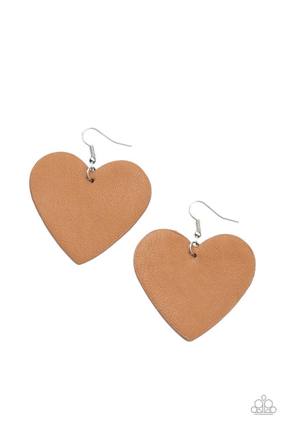 Country Crush Brown Earrings Paparazzi