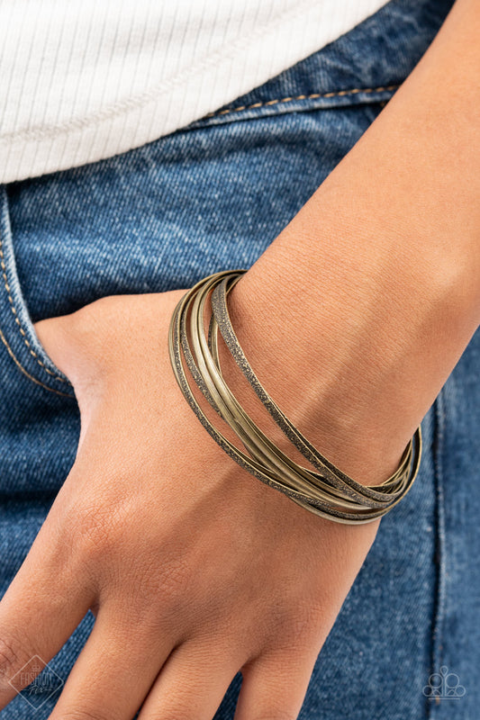 Suddenly Synced Brass Bracelet - Daria's Blings N Things
