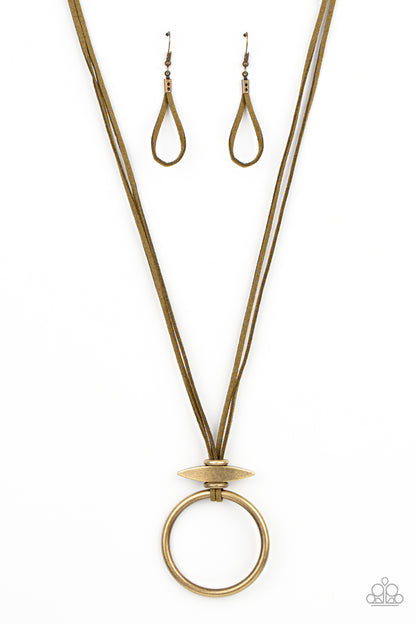 Noticeably Nomad Green Necklace Paparazzi