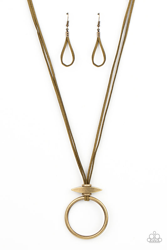 Noticeably Nomad Green Necklace Paparazzi