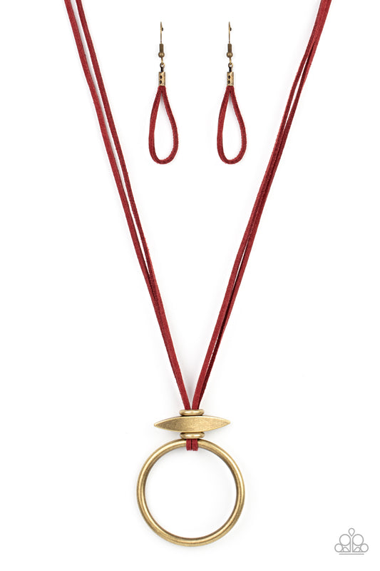 Noticeably Nomad Red
Necklace Paparazzi