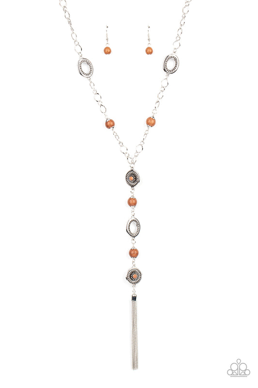 The Natural Order Brown Necklace Paparazzi
