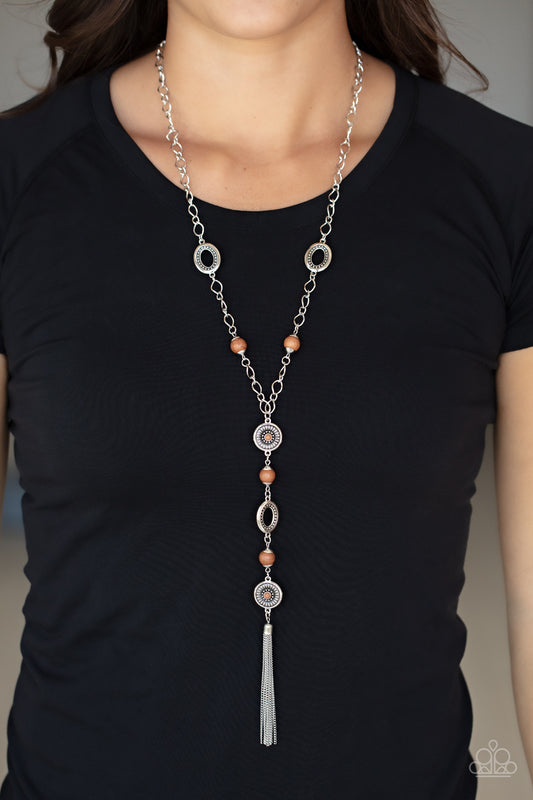 The Natural Order Brown Necklace Paparazzi