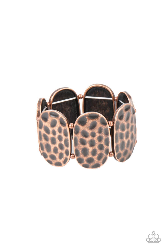 Artisan Exhibition Copper Bracelet Paparazzi