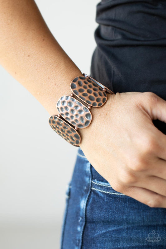 Artisan Exhibition Copper Bracelet Paparazzi