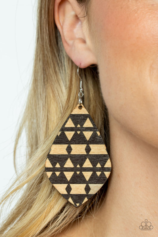 Zimbabwe Zoo Brown Earrings