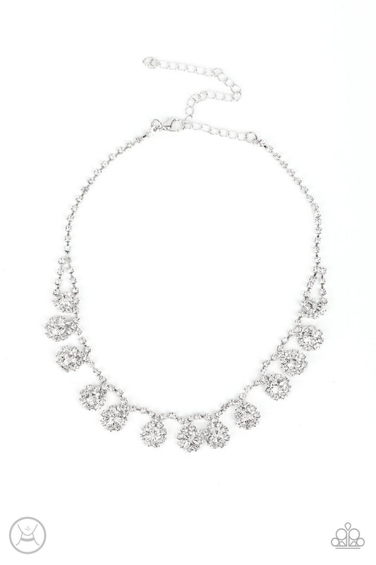Princess Prominence White Choker Necklace