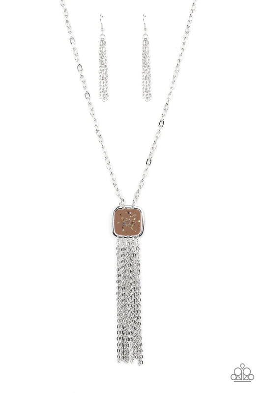 Seaside Season Brown Necklace Paparazzi 