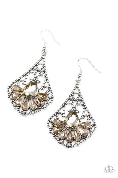 Exemplary Elegance Brown Earrings