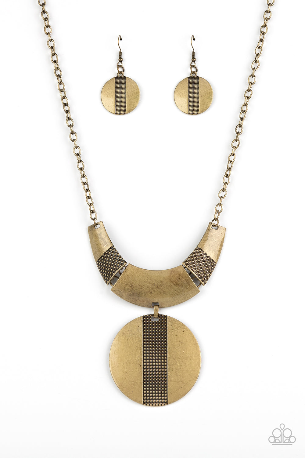 Metallic Enchantress Brass
Necklace Paparazzi