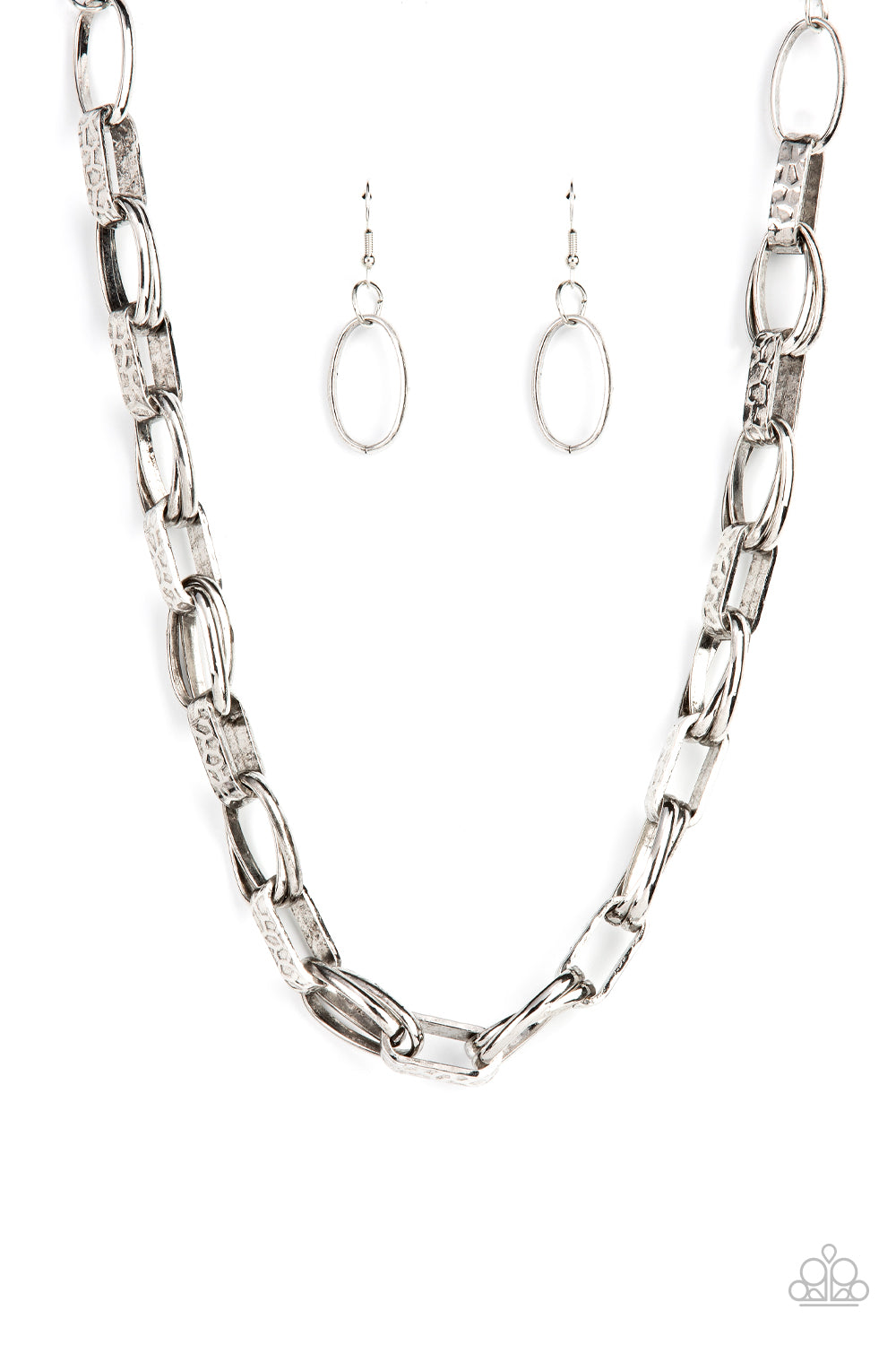 Motley In Motion Silver Necklace Paparazzi