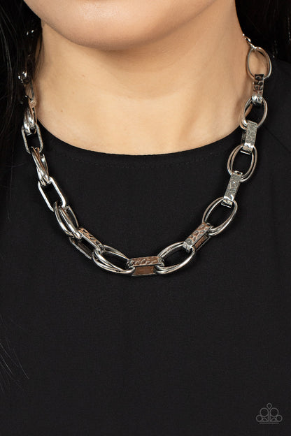 Motley In Motion Silver Necklace Paparazzi