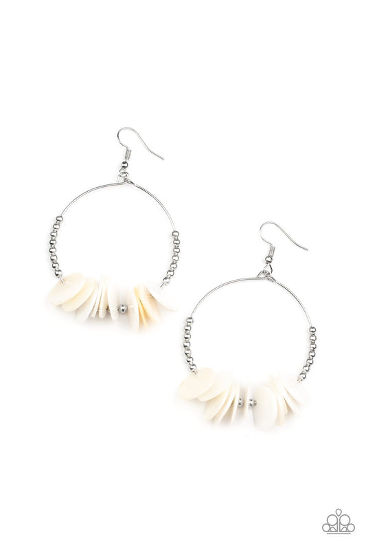 Caribbean Cocktail White
Earrings Paparazzi