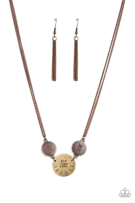 Shine Your Light Copper Necklace