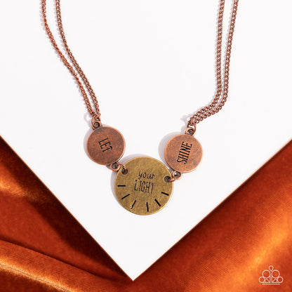Shine Your Light Copper Necklace