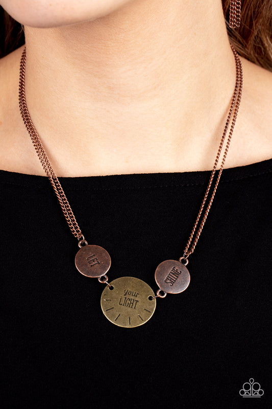 Shine Your Light Copper Necklace