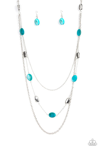 Barefoot and Beachbound Blue Necklace Paparazzi