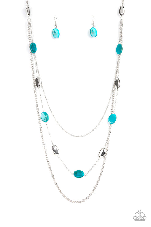 Barefoot and Beachbound Blue Necklace Paparazzi