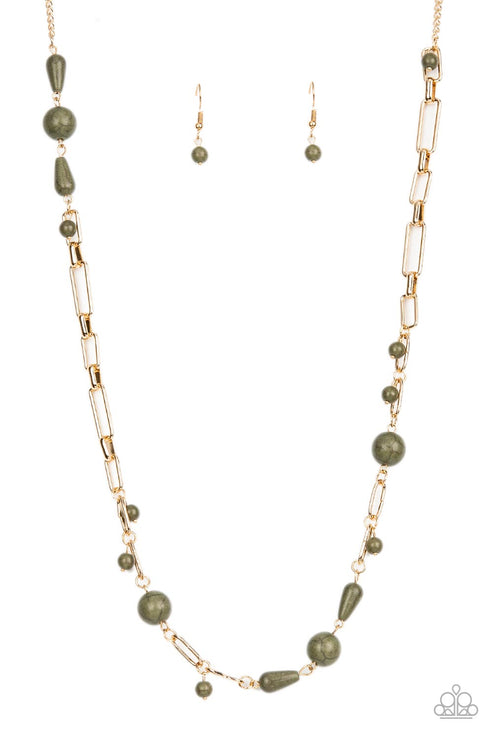 Desert Journey Green Necklace Paparazzi