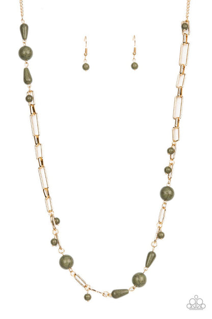 Desert Journey Green Necklace Paparazzi