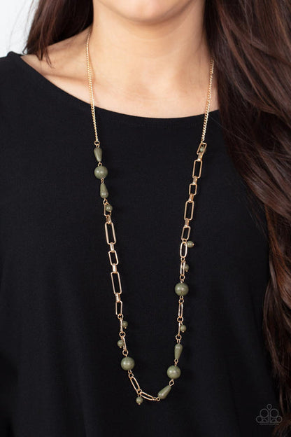 Desert Journey Green Necklace Paparazzi