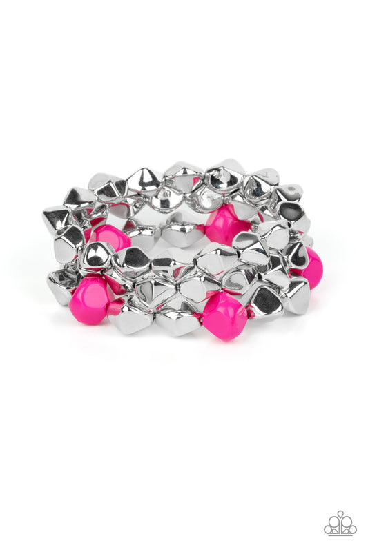 A Perfect TENACIOUS Pink Bracelet Paparazzi
