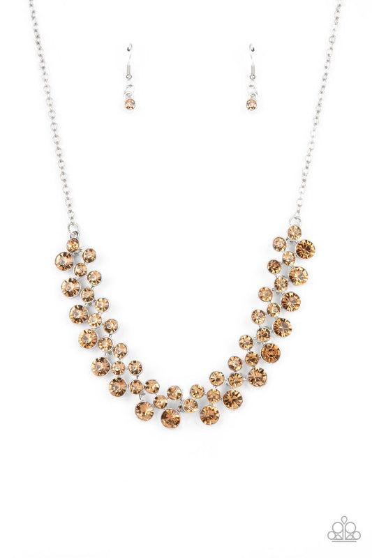 Won The Lottery Brown Necklace Paparazzi