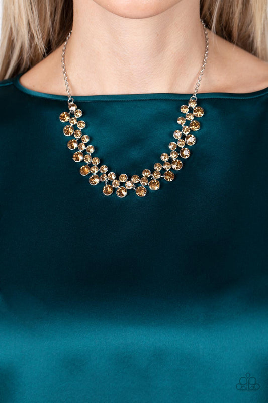 Won The Lottery Brown Necklace Paparazzi