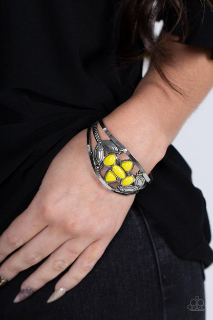 Caribbean Cabana Yellow Bracelet Paparazzi