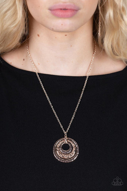 Totally Tulum Rose Gold Necklace Paparazzi