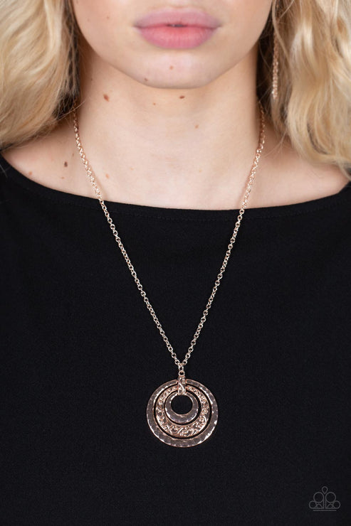 Totally Tulum Rose Gold Necklace Paparazzi