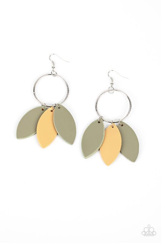 Leafy Laguna Multi Earrings Paparazzi