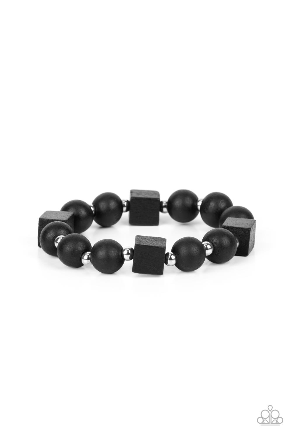 Timber Trendsetter Black Bracelet Paparazzi