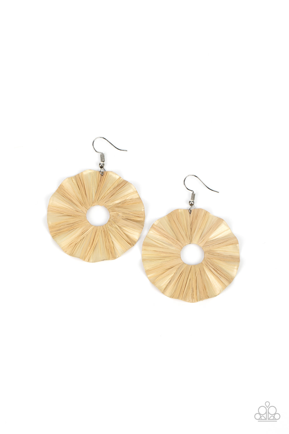 Fan the Breeze Brown Earrings Paparazzi