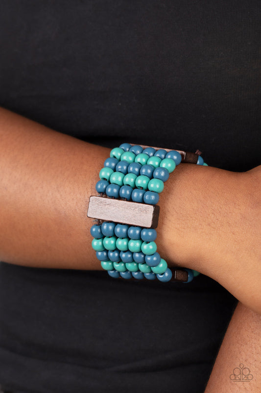 Island Soul Blue Bracelet Paparazzi