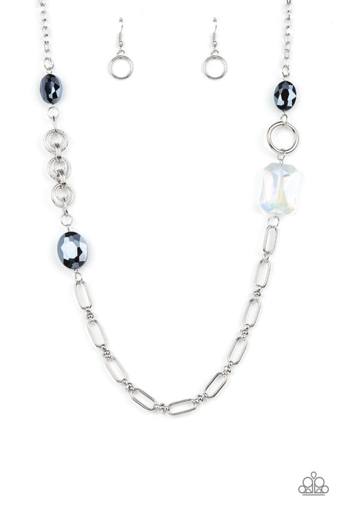 Famous and Fabulous Blue Necklace Paparazzi