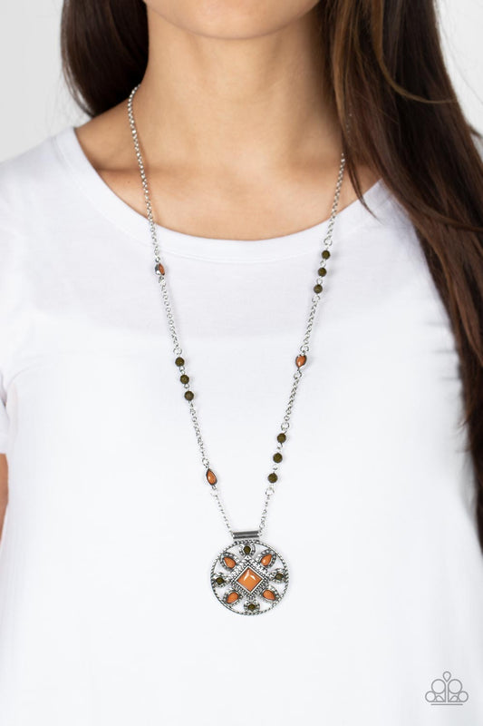Sierra Showroom Brown Necklace Paparazzi