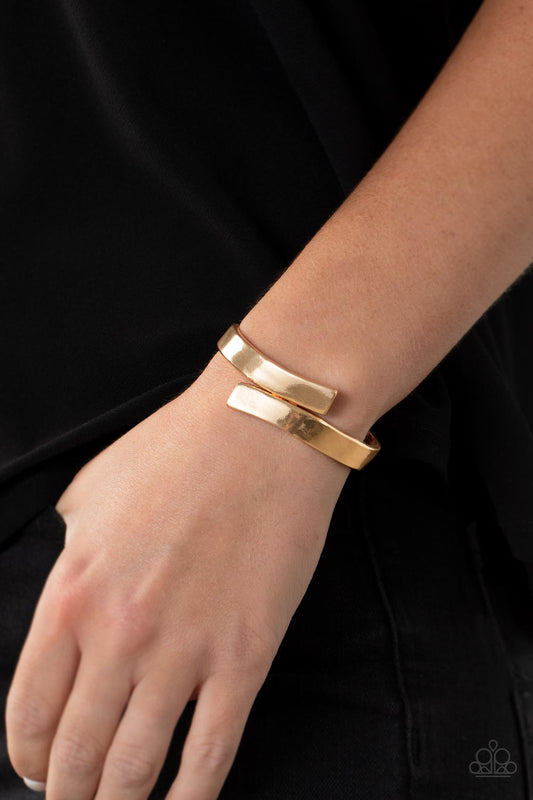 Dare to Flare Gold Bracelet Paparazzi