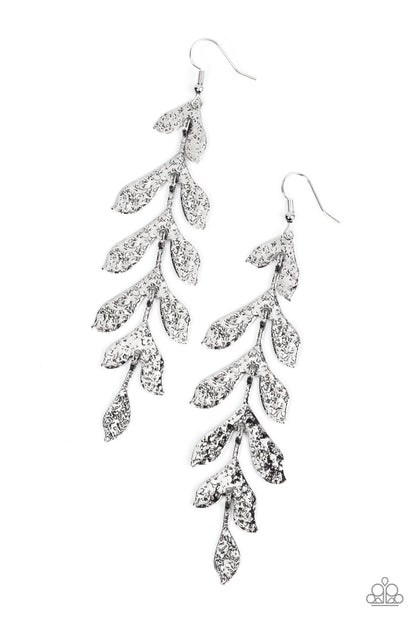 Lead From the FROND Silver Earrings
