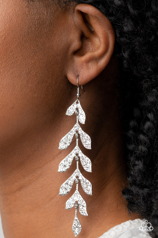 Lead From the FROND Silver Earrings