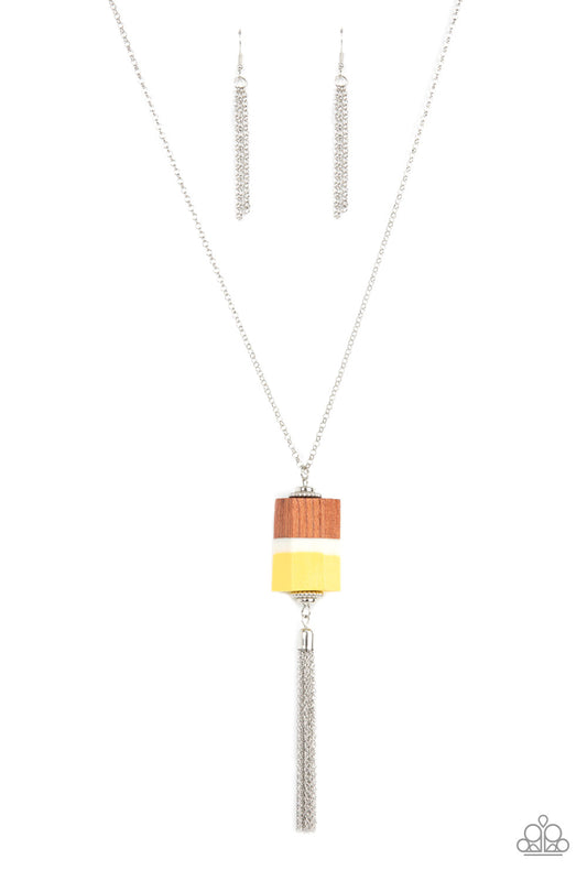 Reel It In Yellow Necklace Paparazzi
