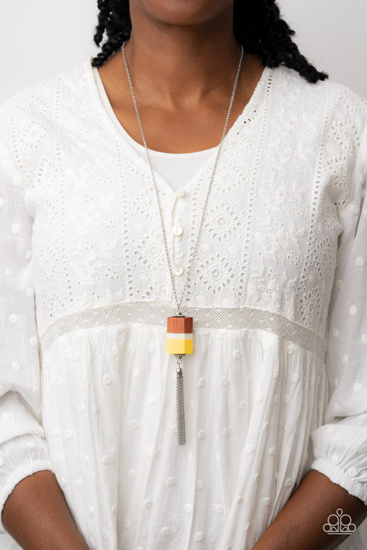 Reel It In Yellow Necklace Paparazzi