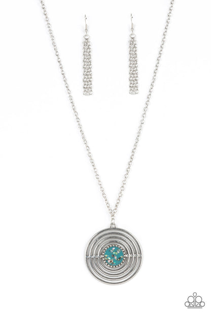 Targeted Tranquility Blue Necklace