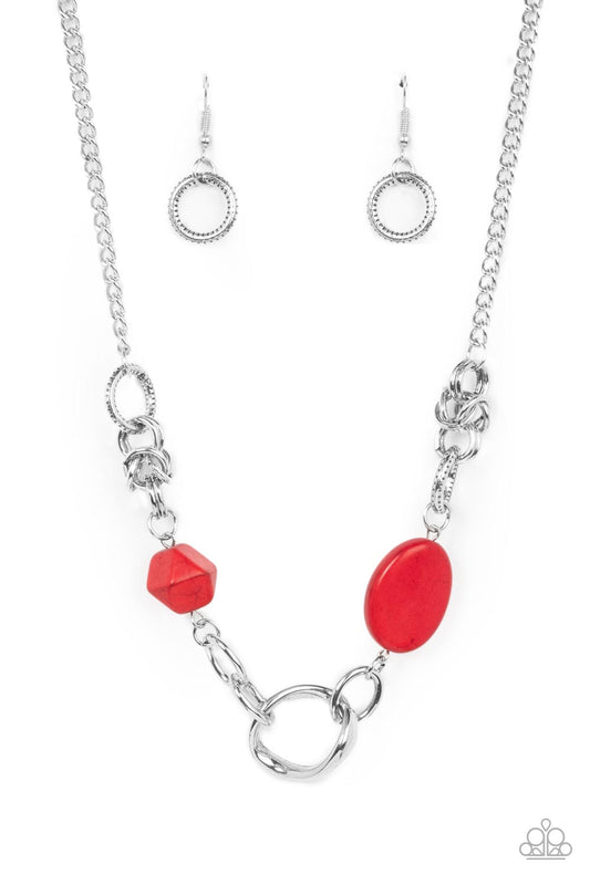 Sonoran Solo Red Necklace