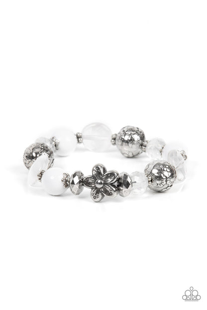 Pretty Persuasion White Bracelet