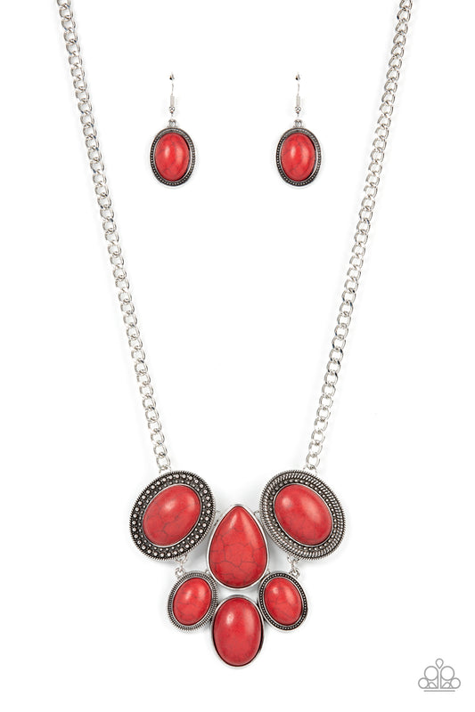 All-Natural Nostalgia Red Necklace Paparazzi