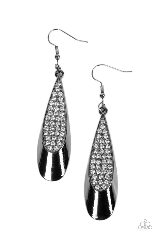 Prismatically Persuasive Black Earrings Paparazzi