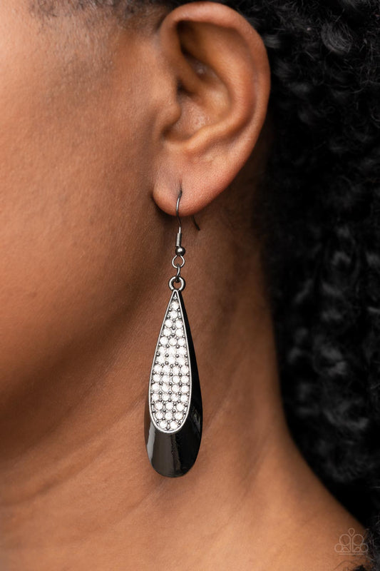 Prismatically Persuasive Black Earrings Paparazzi