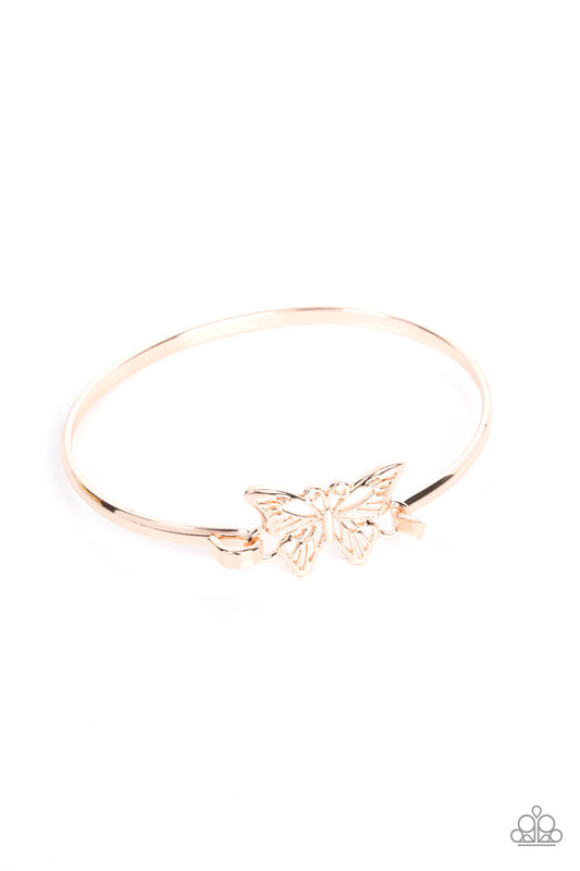 Did I FLUTTER? Rose Gold
Bracelet Paparazzi